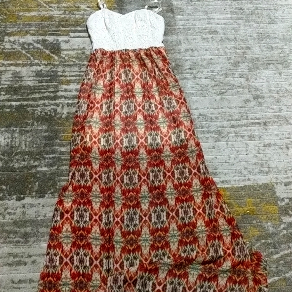 Long spaghetti strap dress